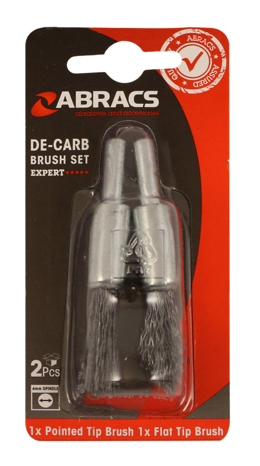 ABWBSMPACK8 2pc DE-CARB WIRE BRUSH SET