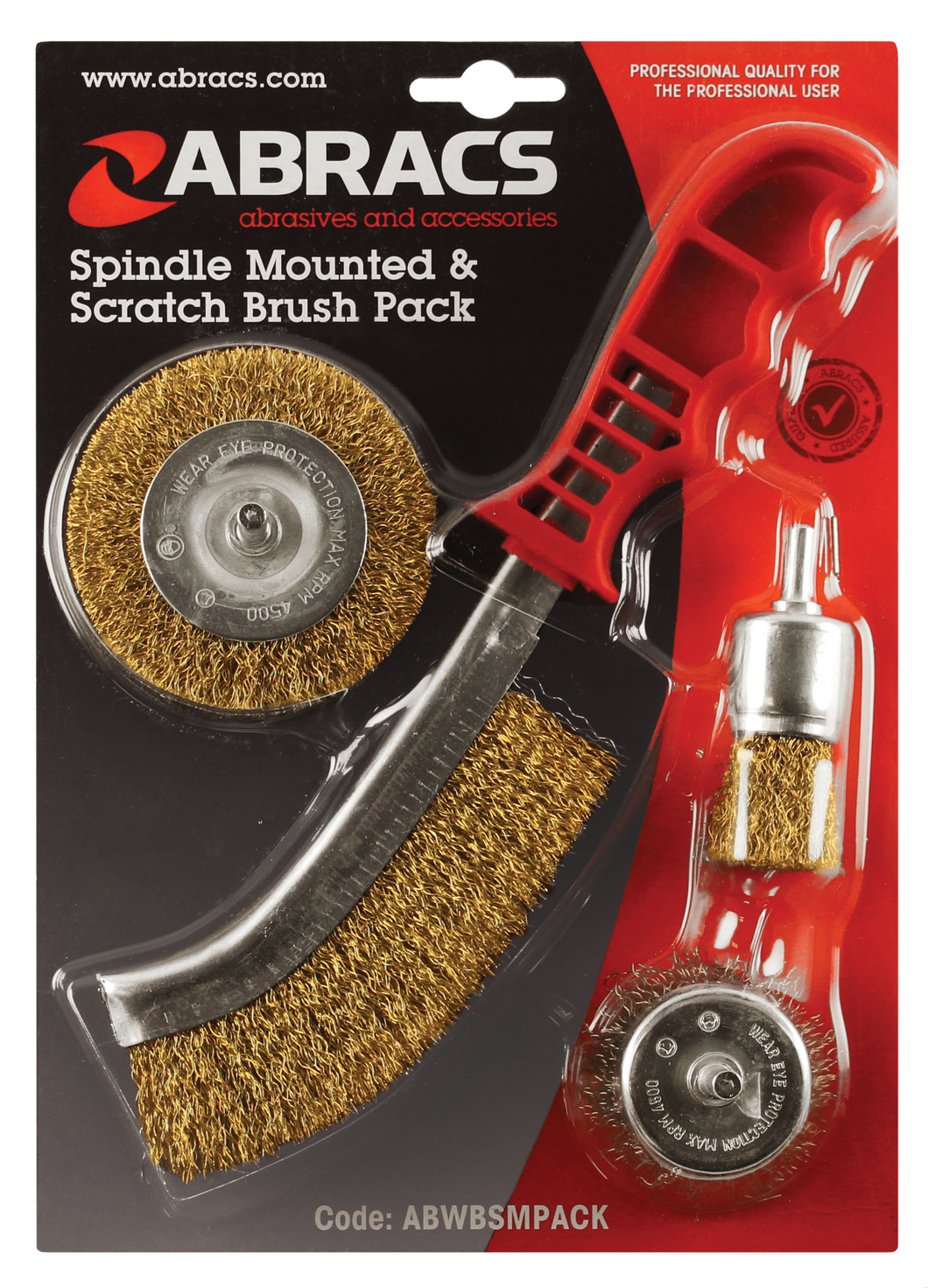 ABWBSMPACK SPINDLE MOUNTED & SCRATCH BRUSH PACK