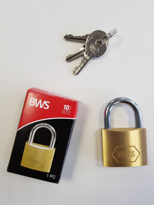 BWH BRASS PADLOCK KEYED ALIKE 40MM (SUITE D1)