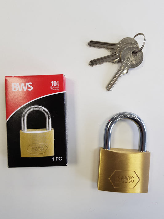 BWH BRASS PADLOCK KEYED ALIKE 50MM (SUITE S5)