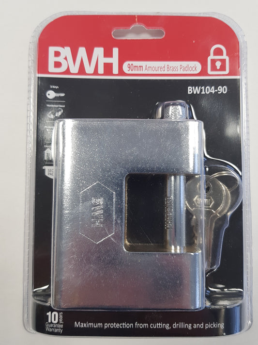 BWH ARMOURED SHUTTER LOCK 90MM