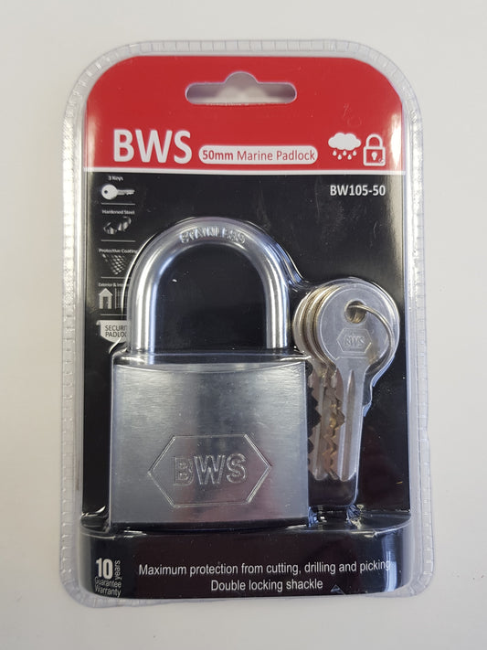 BWH MARINE PADLOCK 50MM