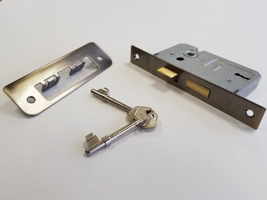 BWH 63mm BRONZE 2 LEVER MORTICE LOCK