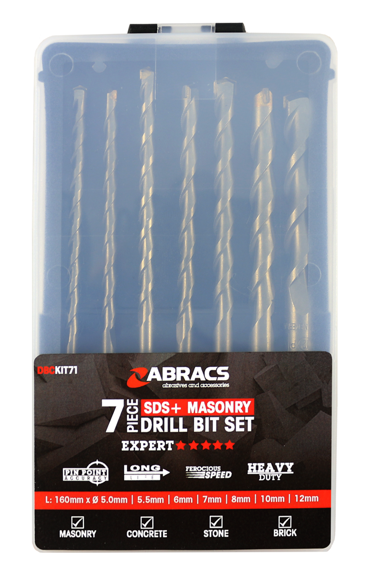 DBCKIT71 SDS+ Masonry Drill 7pc Set (160mm)