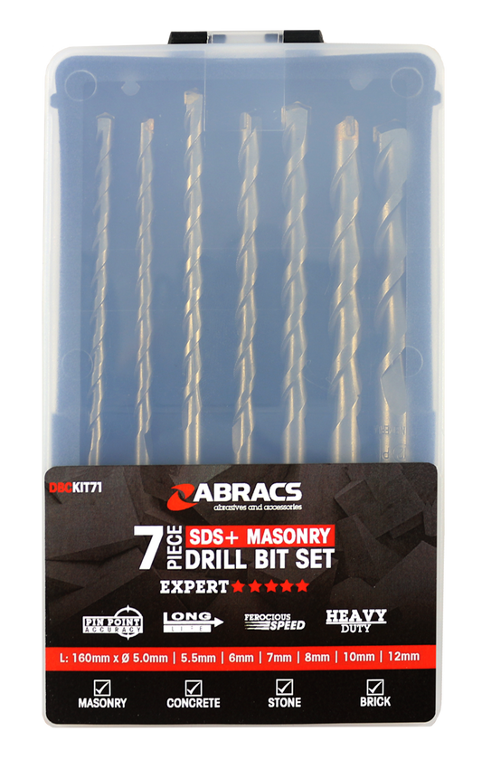 DBCKIT71 SDS+ Masonry Drill 7pc Set (160mm)