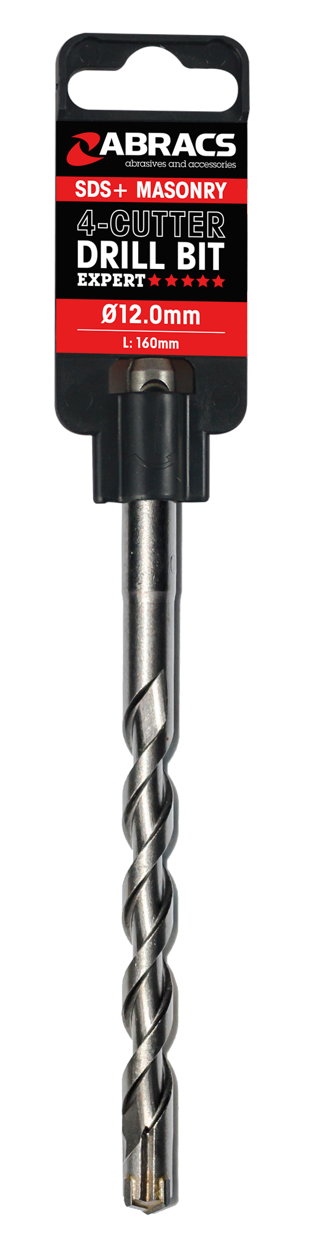 DBCX120160 12.0mm x 160mm SDS+ Masonry Drill Bit - 4 Cutter