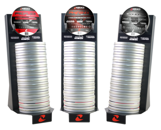 ABRACS TIN DISPLAY STAND