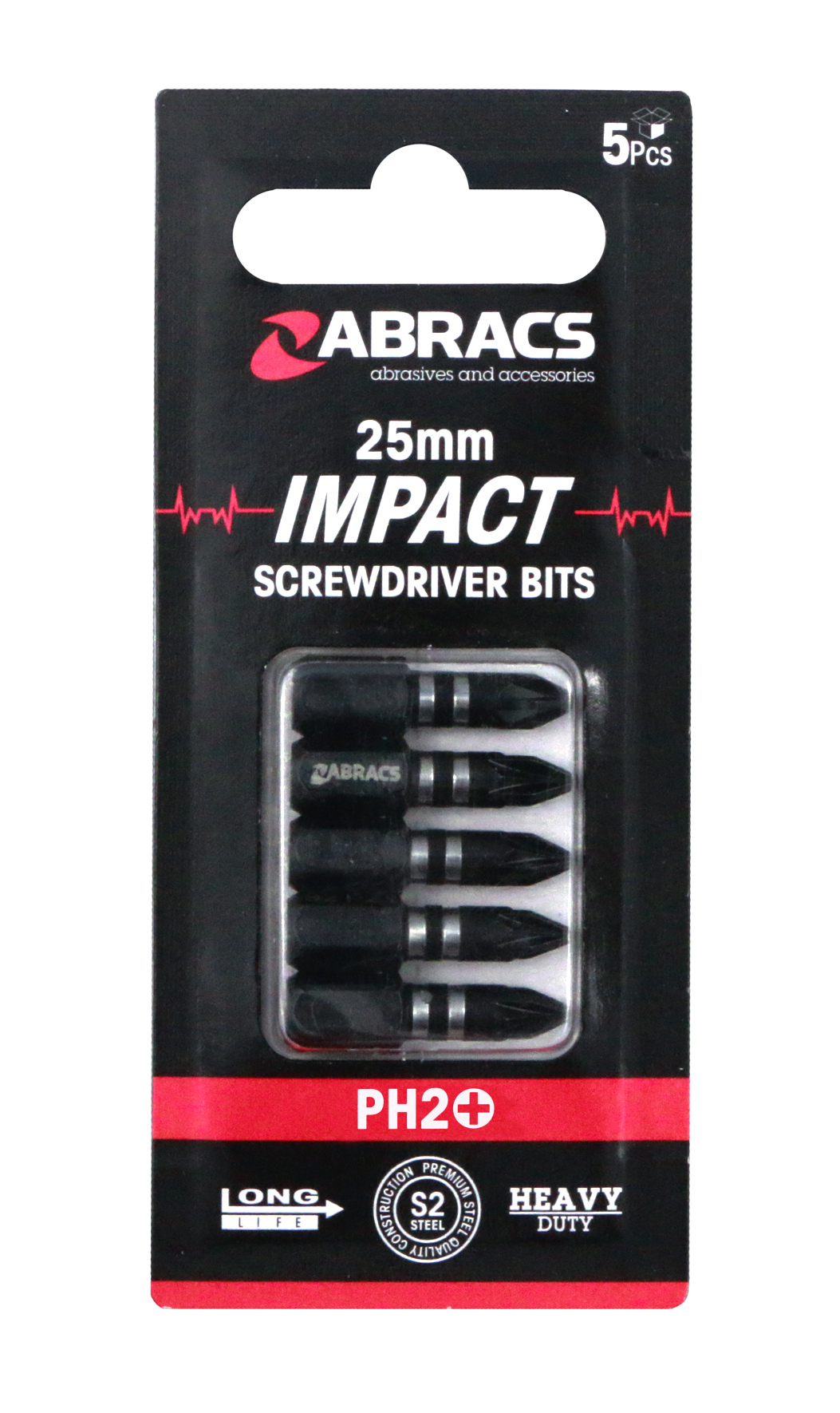 IPH22505 25mm Impact S/D Bit - PH2 (5pcs)