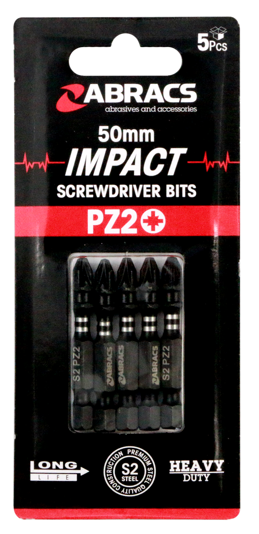 IPZ25005 50mm Impact S/D Bit - PZ2 (5pcs)