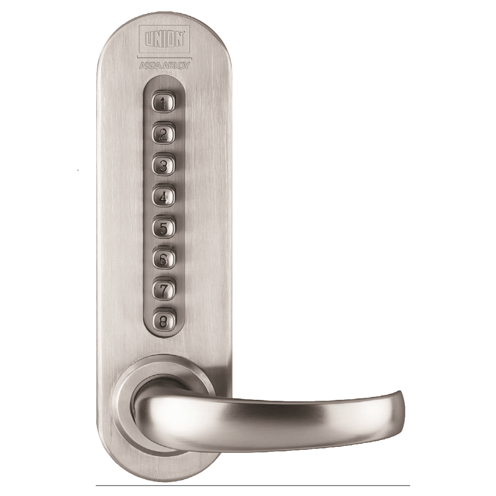 CodeGUARD 5 Mechanical Push Button Lock SS Finish