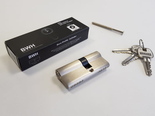 BWH MASTER KEYED EURO CYLINDER 80MM SATIN NICKLE KEY/KEY (MK3)