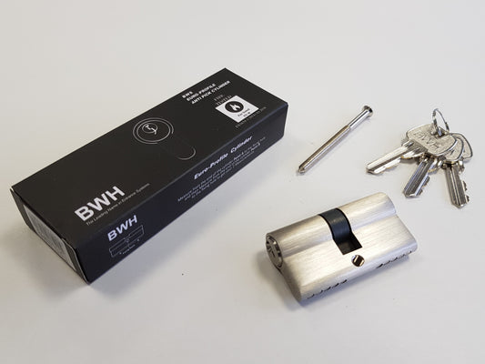 BWH MASTER KEYED EURO CYLINDER 70MM SATIN NICKLE KEY/KEY (MK3)