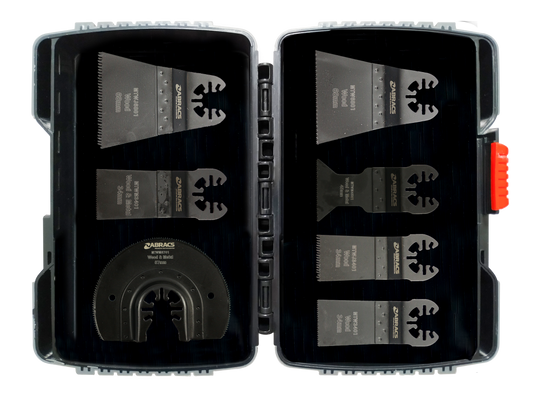MTWMSET8C 8pc Multi-tool Wood & Metal Set - Reinforced Case