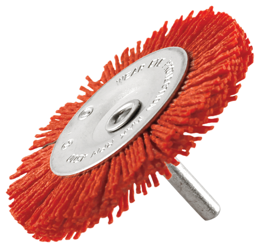 NYCIR75RED 75mm FILAMENT CIRCULAR BRUSH - RED