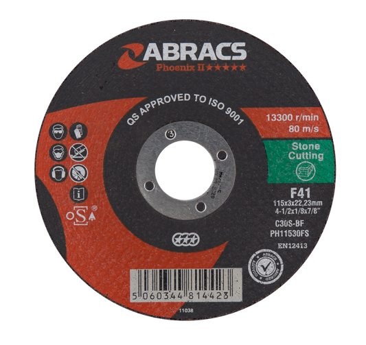 PH11530DS PHOENIX II 115mm x 3mm x 22mm DPC STONE