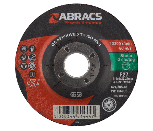 PH11560DS PHOENIX II 115mm x 6mm x 22mm DPC STONE
