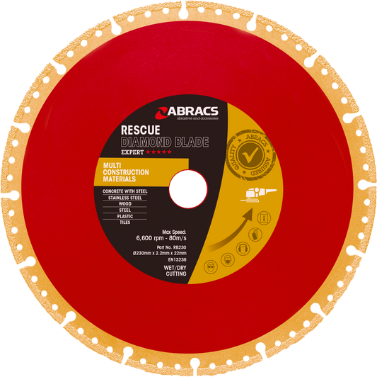 RB230 Rescue Blade 230mm x 22mm