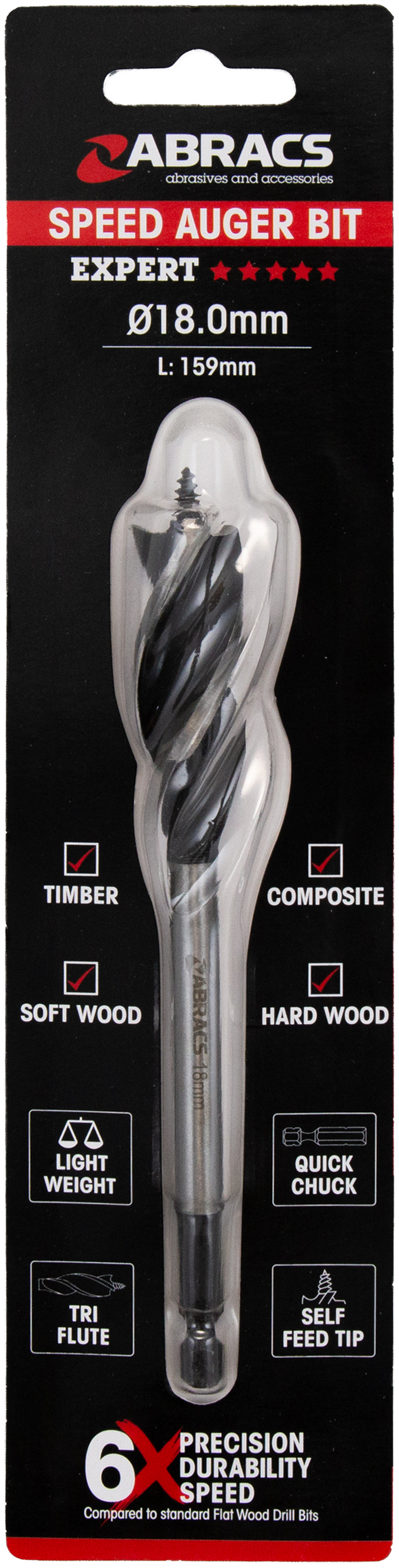 SAB18 Speed Auger Bit 18mm