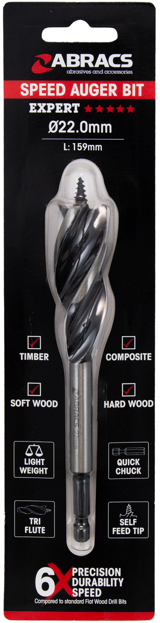 SAB22 Speed Auger Bit 22mm