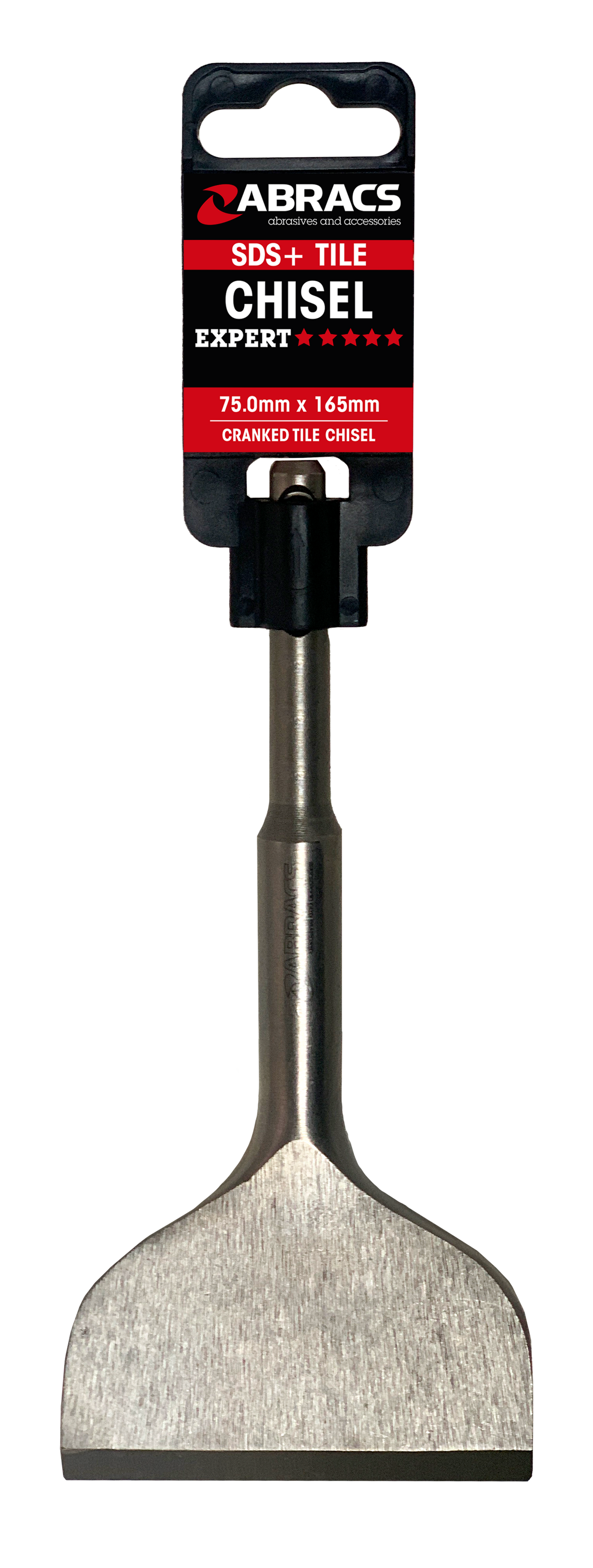 SDSPC5 75mm x 165mm SDS+ CRANKED TILE CHISEL