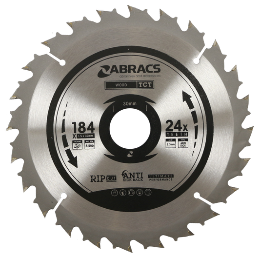 TCT18424 BLADE 184mm x 30mm x 24T - Wood