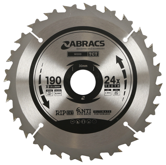 TCT19024 BLADE 190mm x 30mm x 24T - Wood