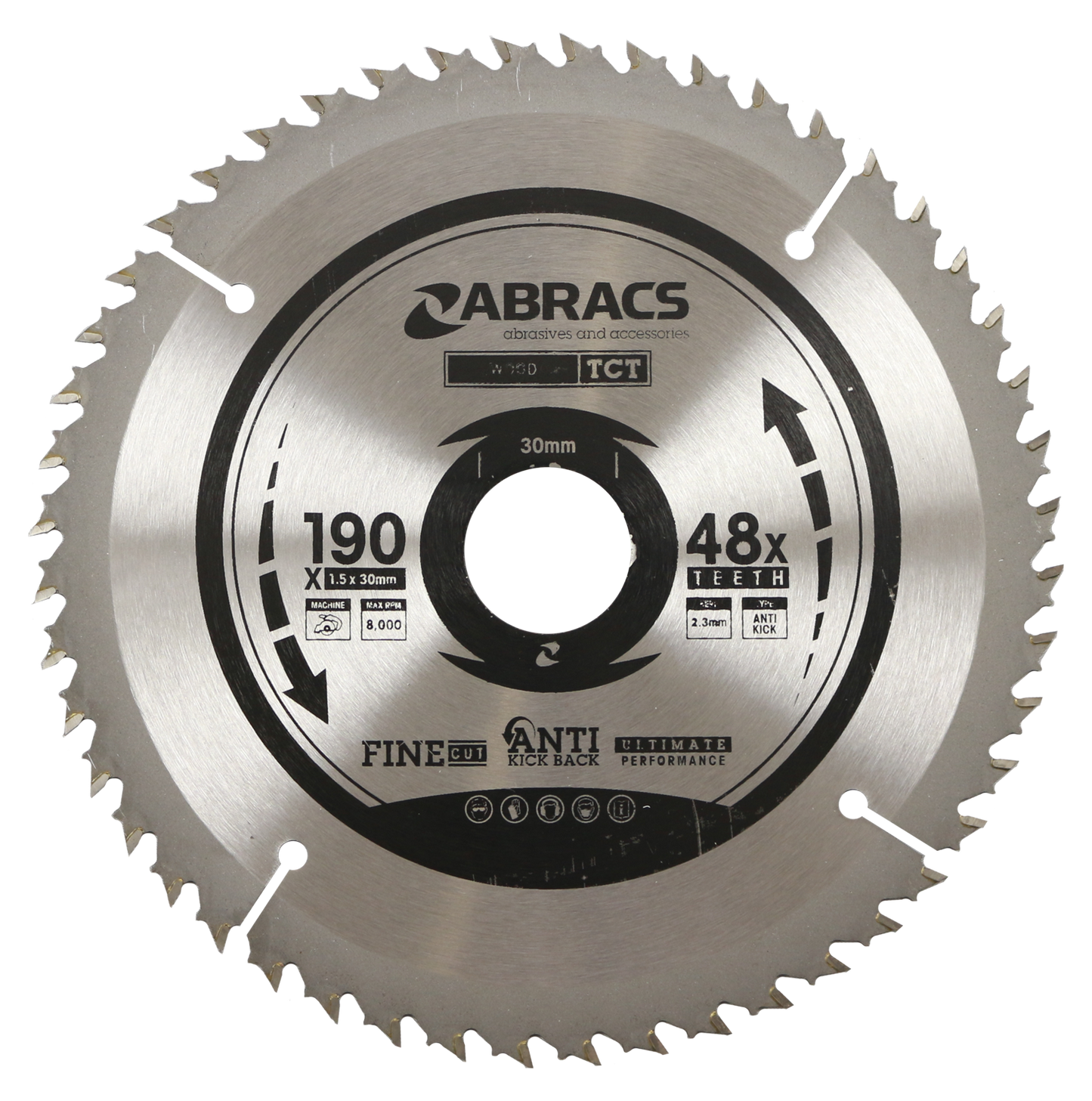 TCT19048 BLADE 190mm x 30mm x 48T - Wood