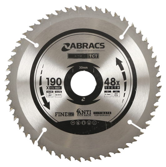TCT19048 BLADE 190mm x 30mm x 48T - Wood