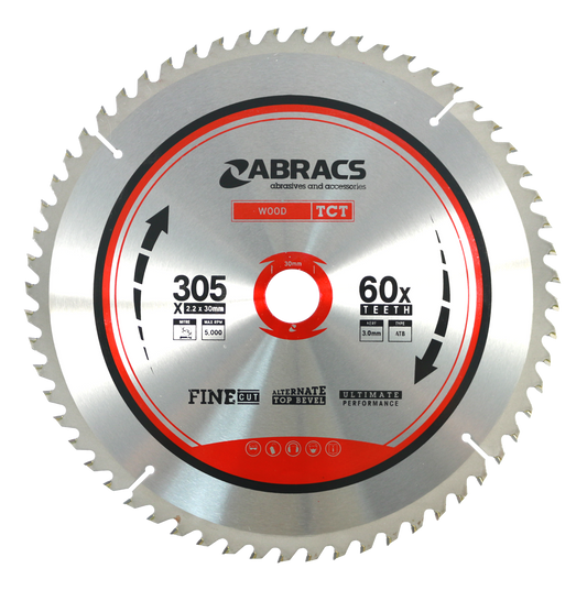 TCT30560 BLADE 305mm x 30mm x 60T - Wood
