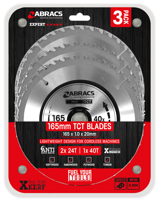 TCTC1653 3pc Blade Pack 165mm (Cordless)