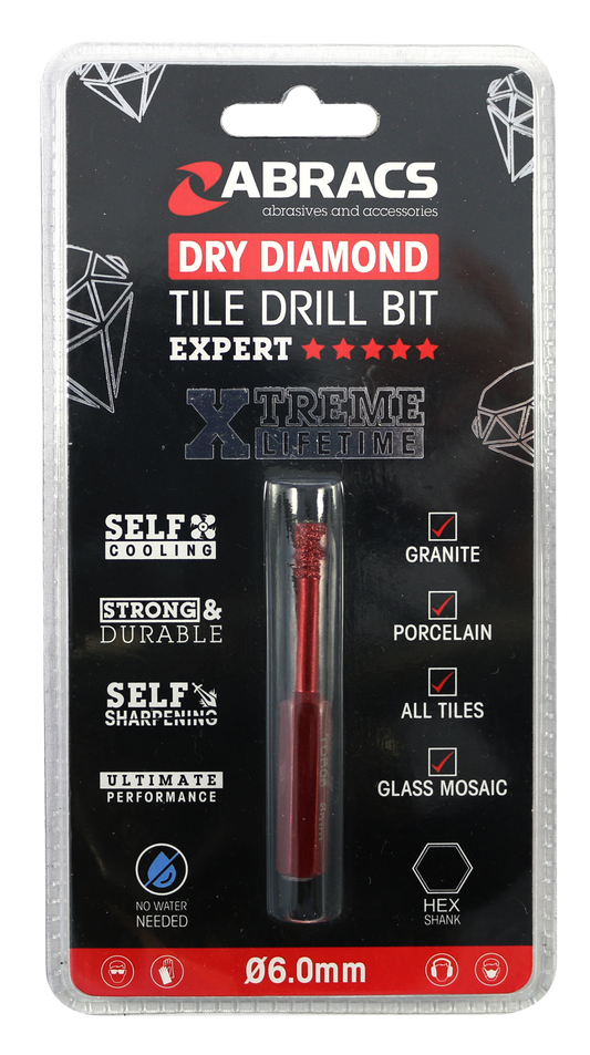 TDB06 Diamond Tile Drill Bit - 6mm