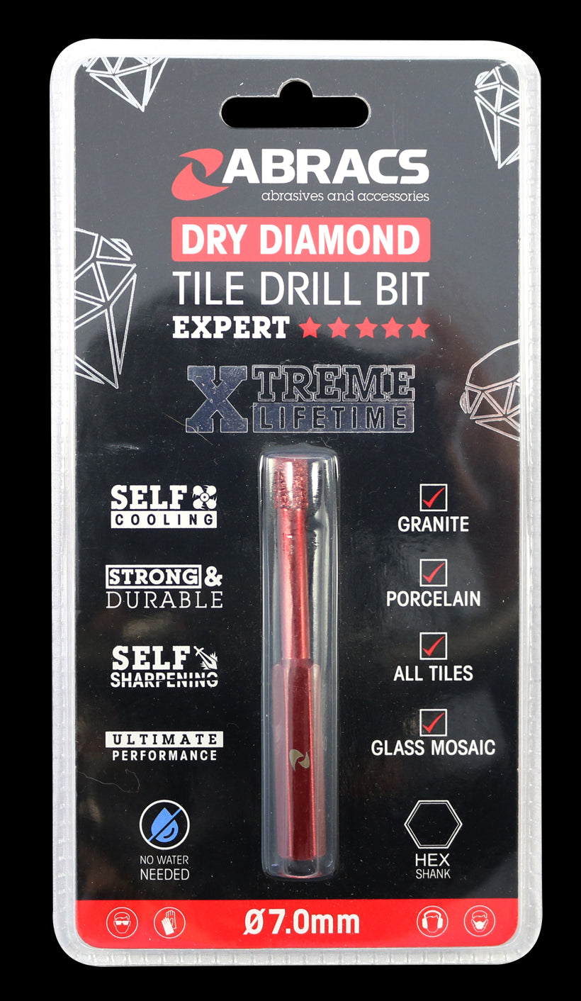 TDB07 Diamond Tile Drill Bit - 7mm