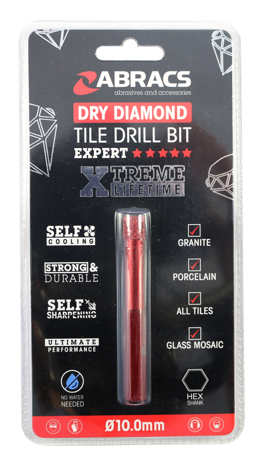 TDB10 Diamond Tile Drill Bit - 10mm