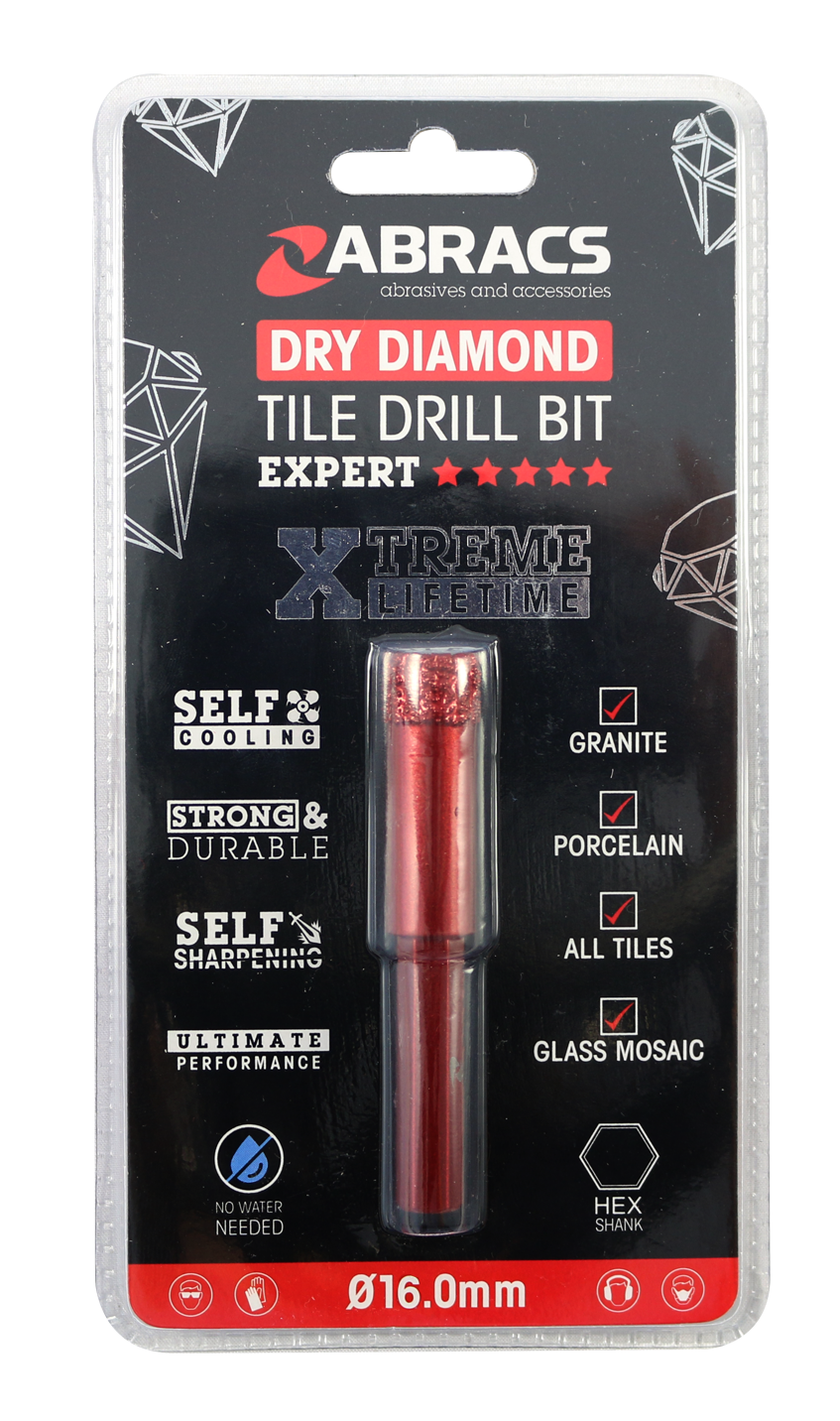 TDB16 Diamond Tile Drill Bit - 16mm