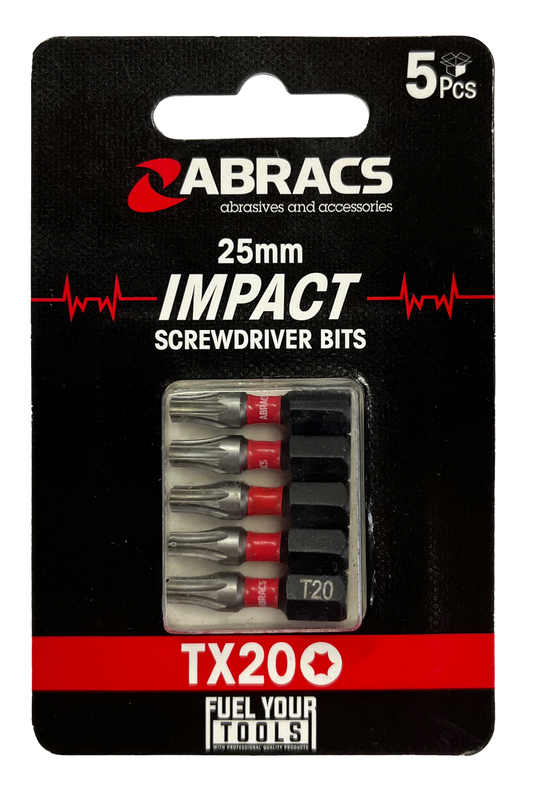 TX2005 25mm IMPACT S/D BIT - TX20 (5PC)