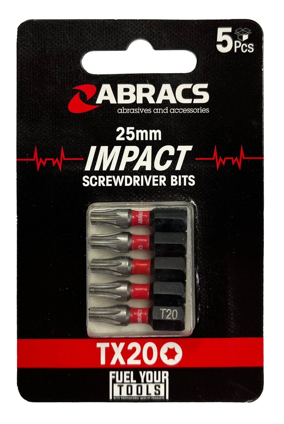 TX2005 25mm IMPACT S/D BIT - TX20 (5PC)