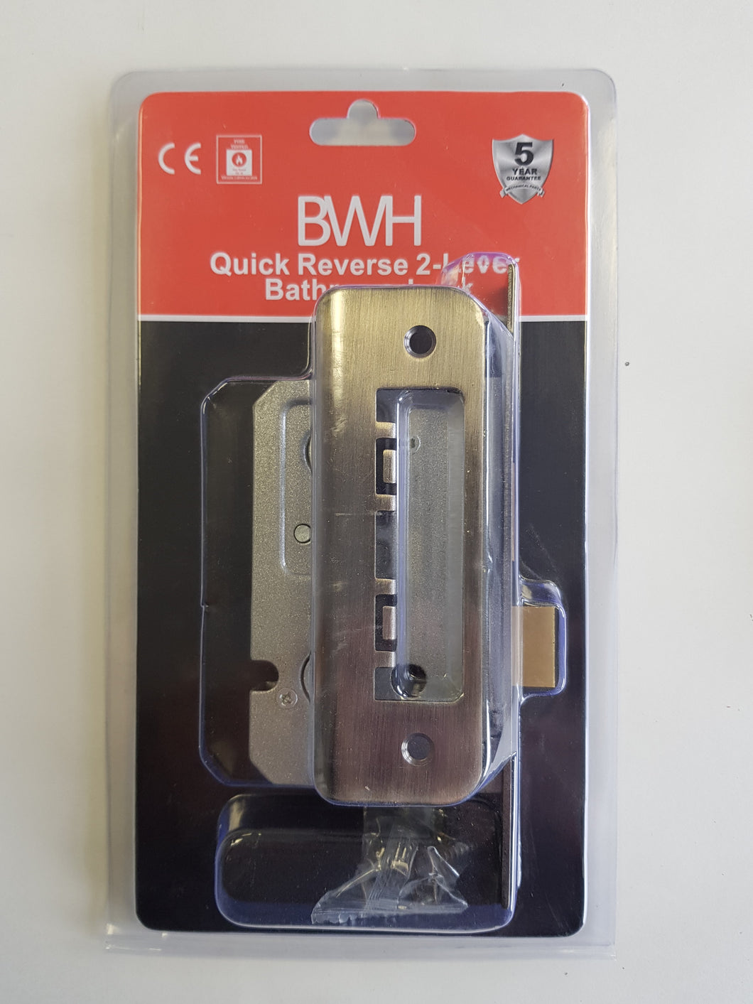 BWH VISI PACKED 63mm BRONZE 2 LEVER BATHROOM LOCK