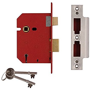 UNION 3~ 5 LEVER DEADLOCK SATIN CHROME