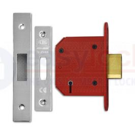 STRONGBOLT 3" 5 LEVER DEADLOCK STAINLESS STEEL
