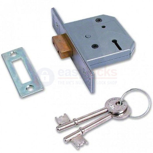 UNION SC 3" LEVER DEADLOCK SATIN CHROME