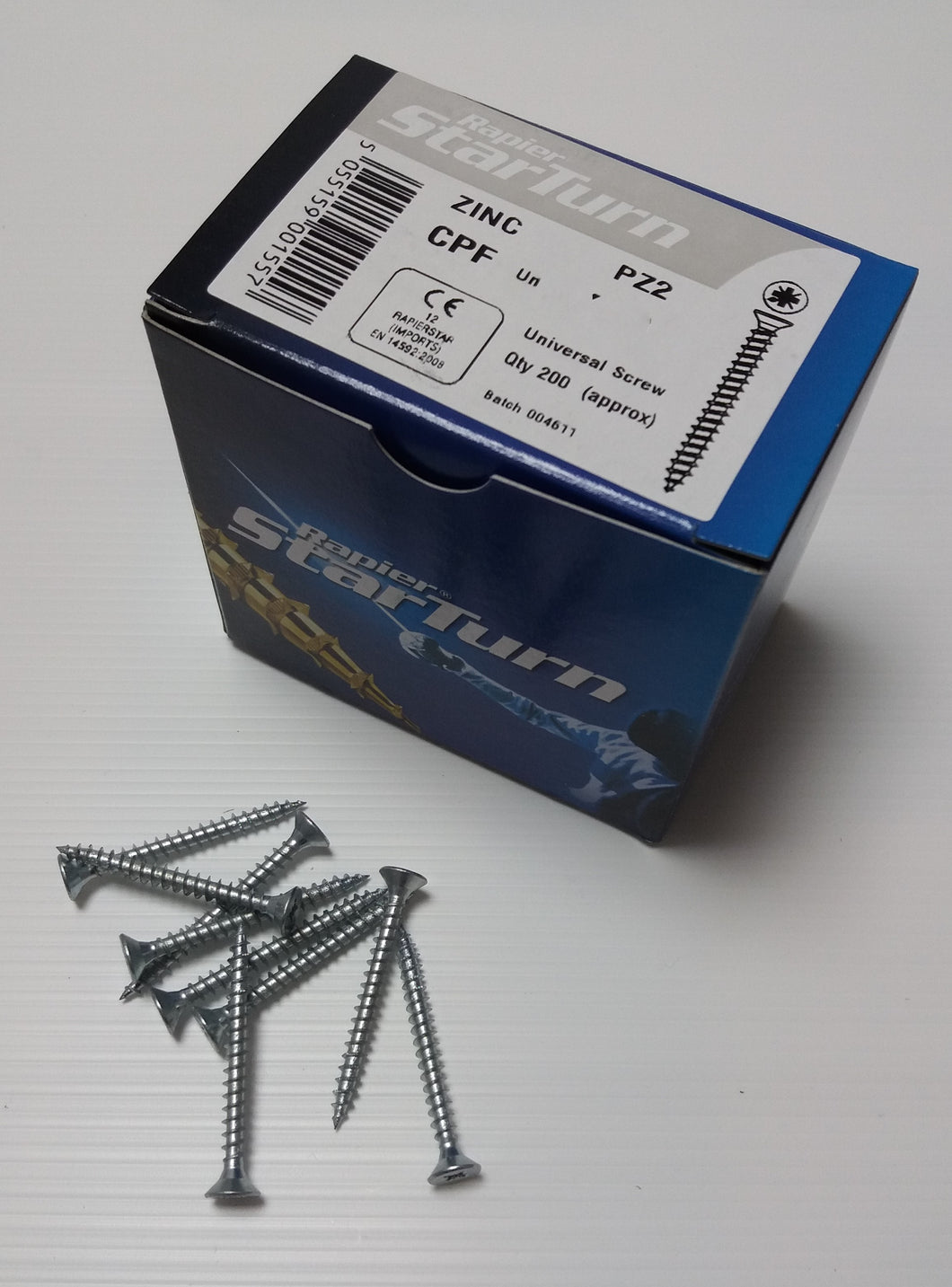 RAPIER 6X60 ZP POSI DRIVE SCREWS ( 12 BXS PER CTN )